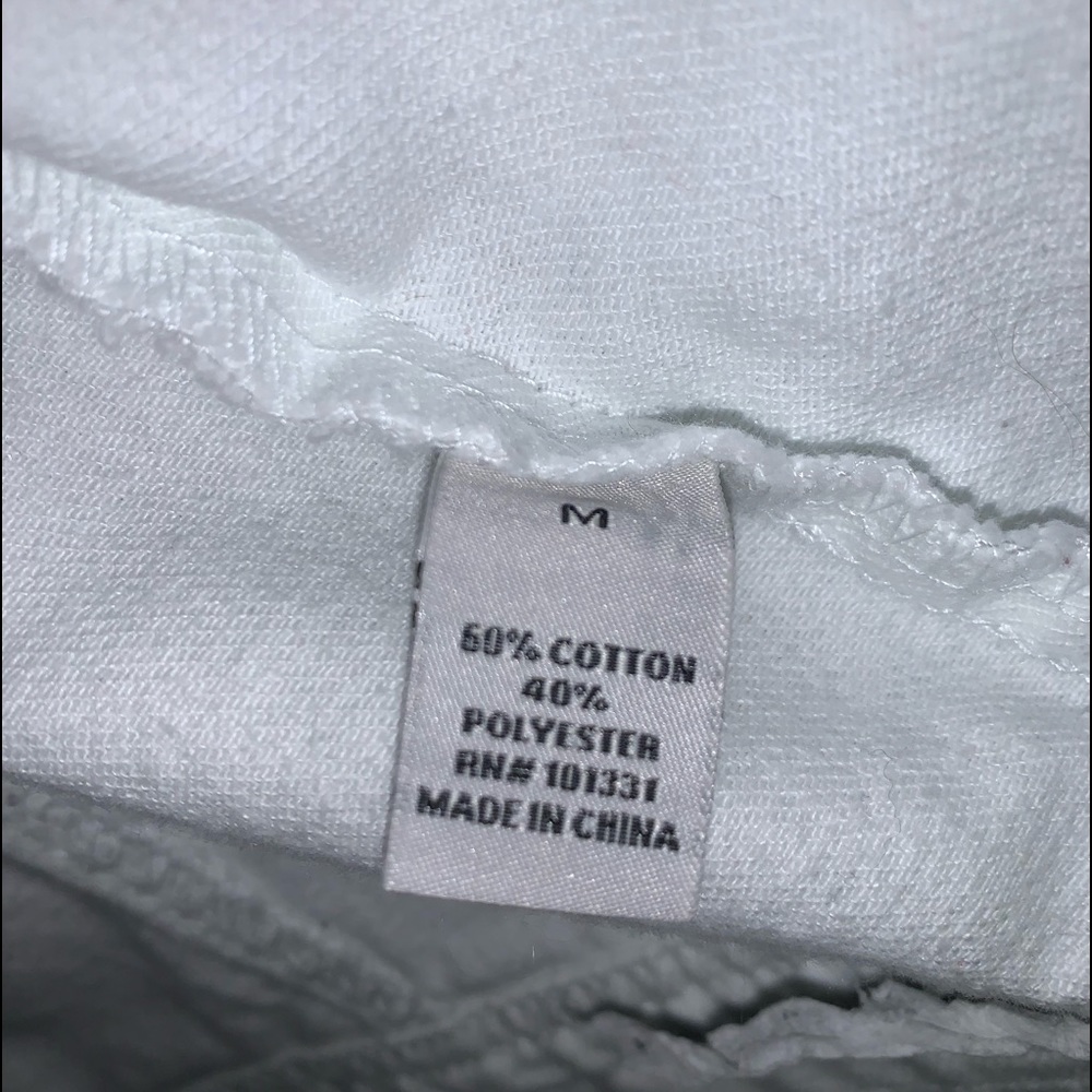 White Ripped Jean Jacket - Picture 3 of 3